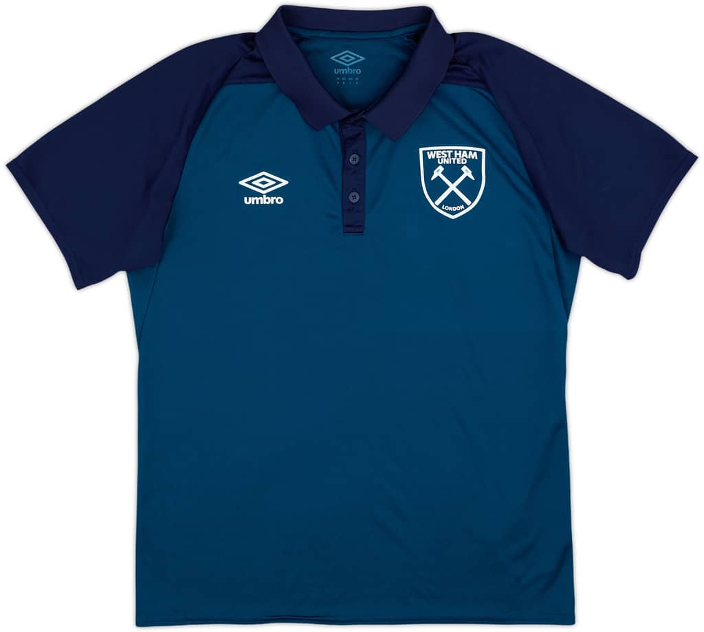 2018-19 West Ham Umbro Polo Shirt - 9/10 - (M)