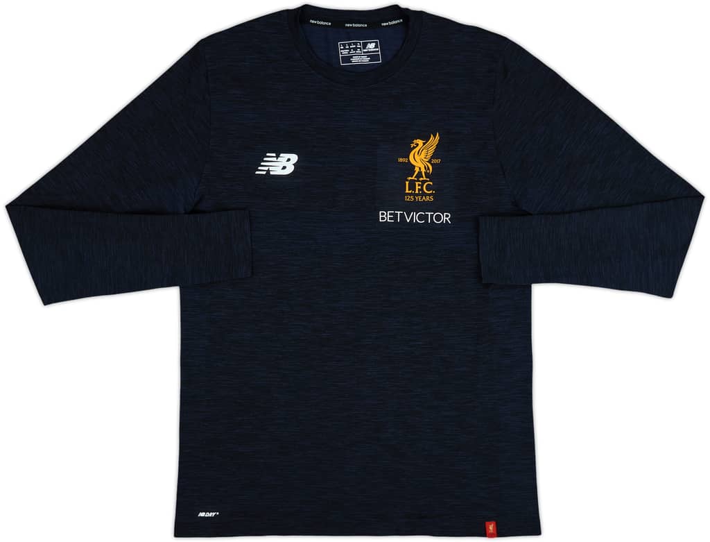 2016-17 Liverpool New Balance Training L/S Shirt - 9/10 - (L)
