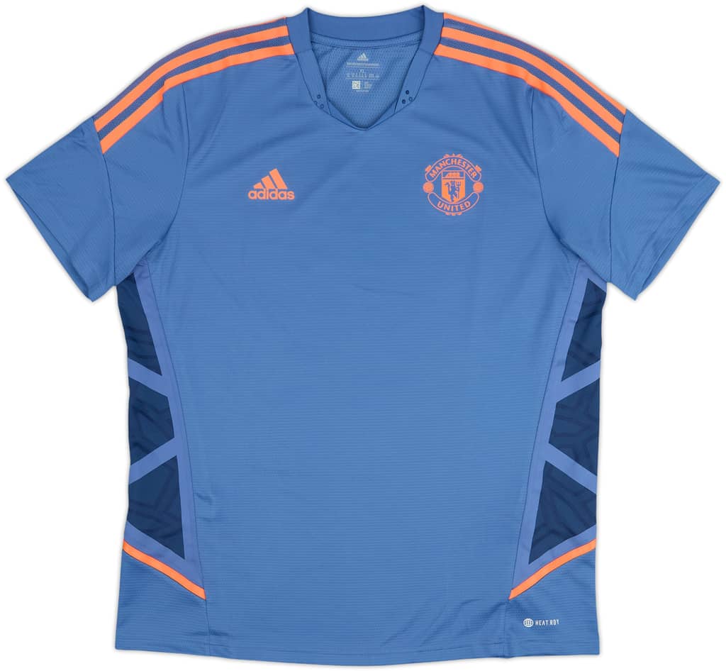 2022-23 Manchester United Authentic adidas Training Shirt - 9/10 - (XL)