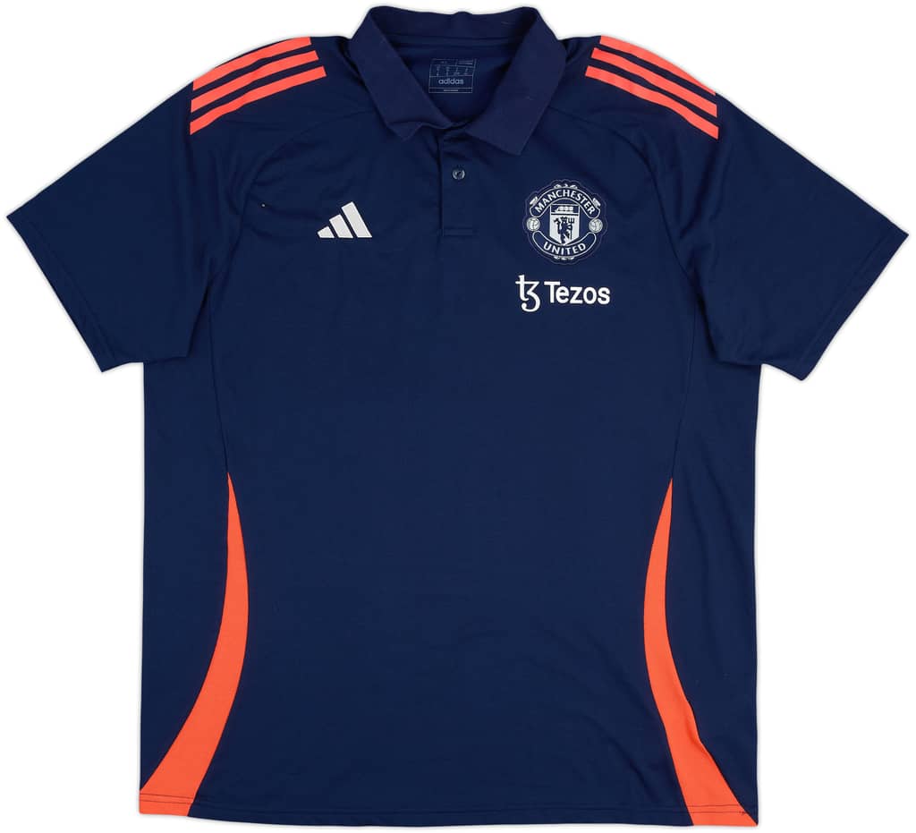 2024-25 Manchester United adidas Polo Shirt - 9/10 - (XL)