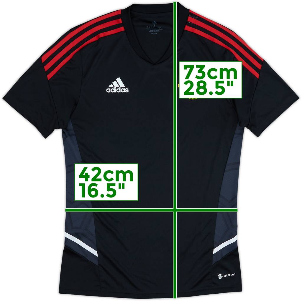 2022-23 Manchester United adidas Training Shirt - 9/10 - (S)