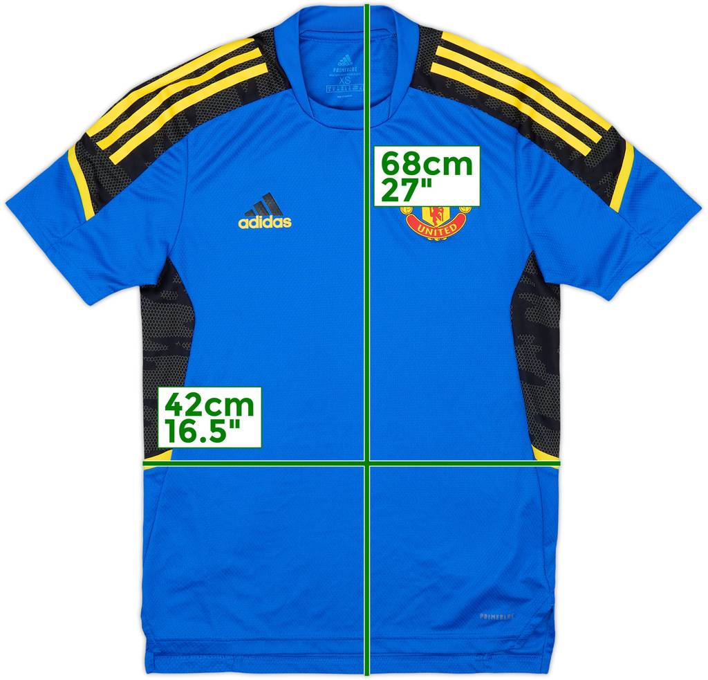 2022-23 Manchester United adidas Training Shirt - 10/10 - (XS)
