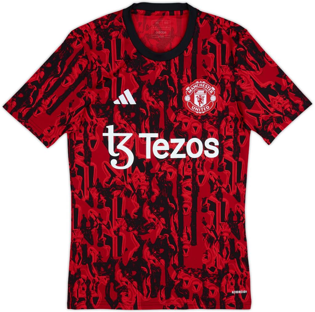 2023-24 Manchester United adidas Training Shirt - 10/10 - (XS)