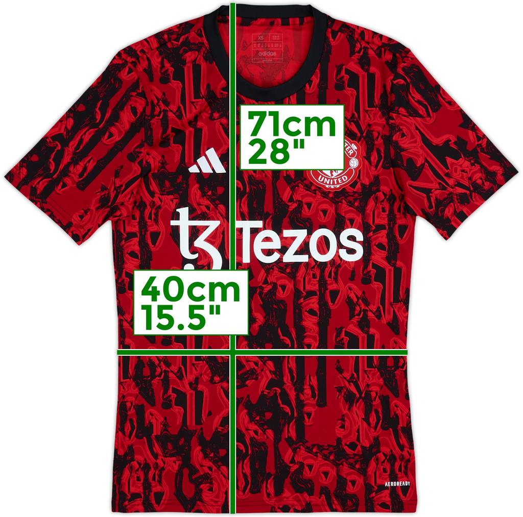 2023-24 Manchester United adidas Training Shirt - 10/10 - (XS)