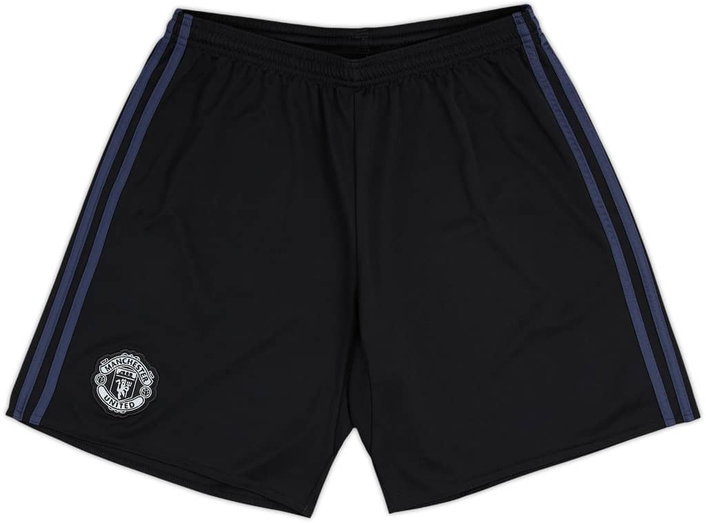 2017-18 Manchester United adidas Training Shorts - 10/10 - (M)