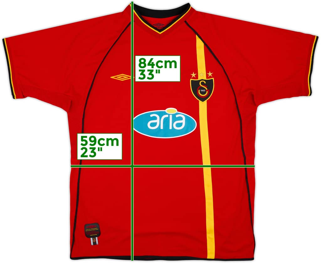 2002-03 Galatasaray Away Shirt - 8/10 - (XL)