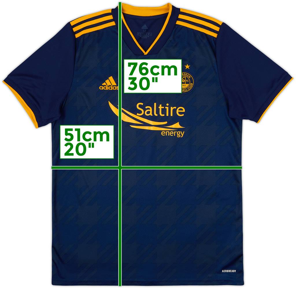 2021-22 Aberdeen Away Shirt - 8/10 - (M)