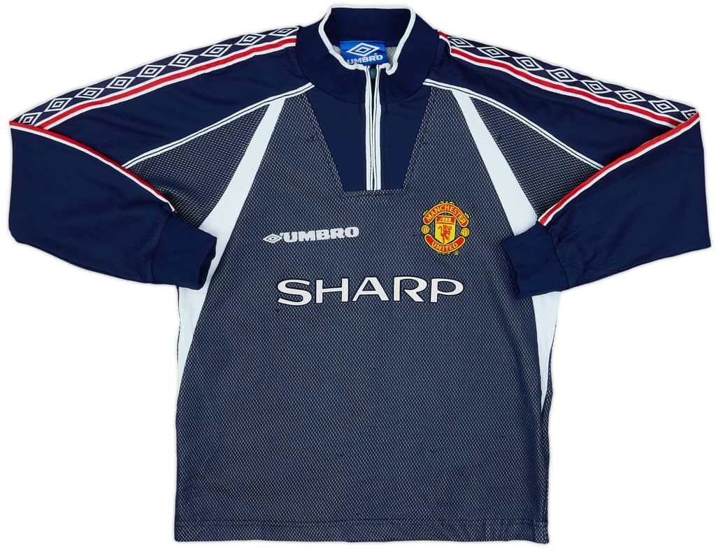 1998-99 Manchester United GK Shirt - 8/10 - (9-10 Years)