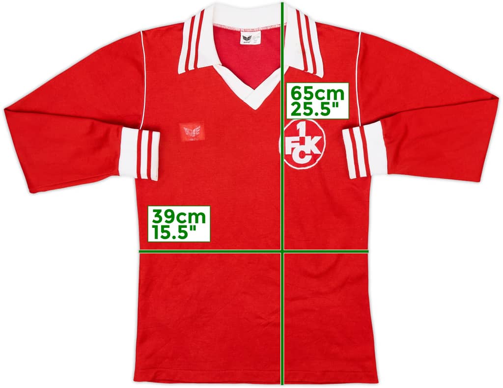 1980-81 Kaiserslautern Home L/S Shirt - 5/10 - (S)