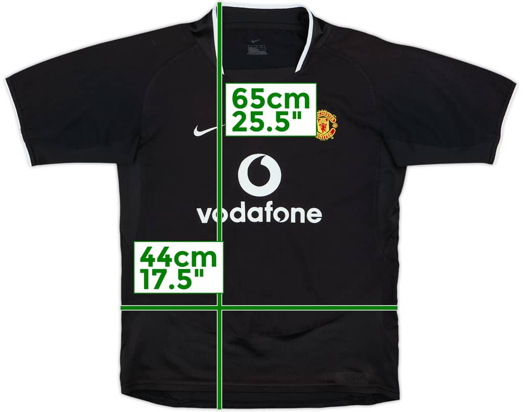 2003-05 Manchester United Away Shirt - 8/10 - (L.Boys)