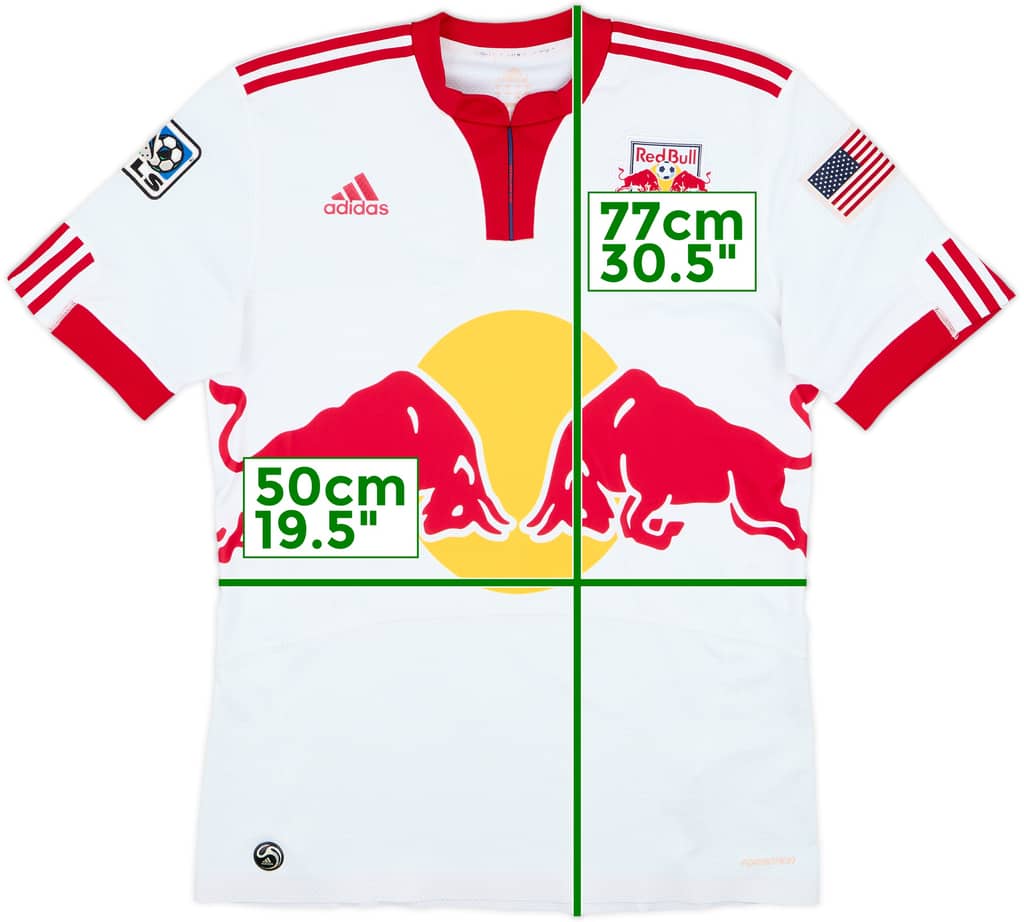 Camiseta auténtica de local del New York Red Bulls 2009 - 8/10 - (L)