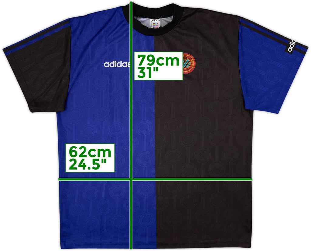 1995-96 Club Brugge adidas Training Shirt - 8/10 - (XXL)