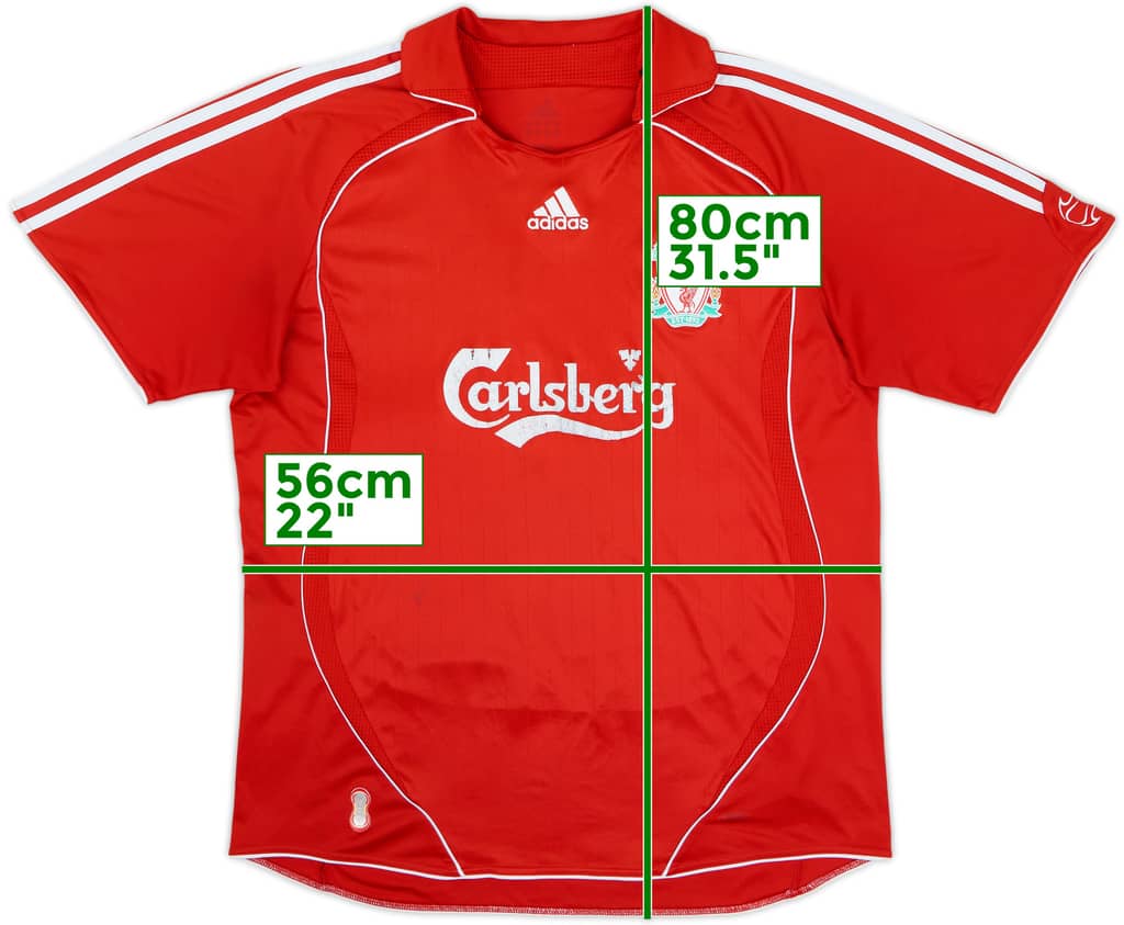 2006-08 Liverpool Home Shirt - 4/10 - (XL)