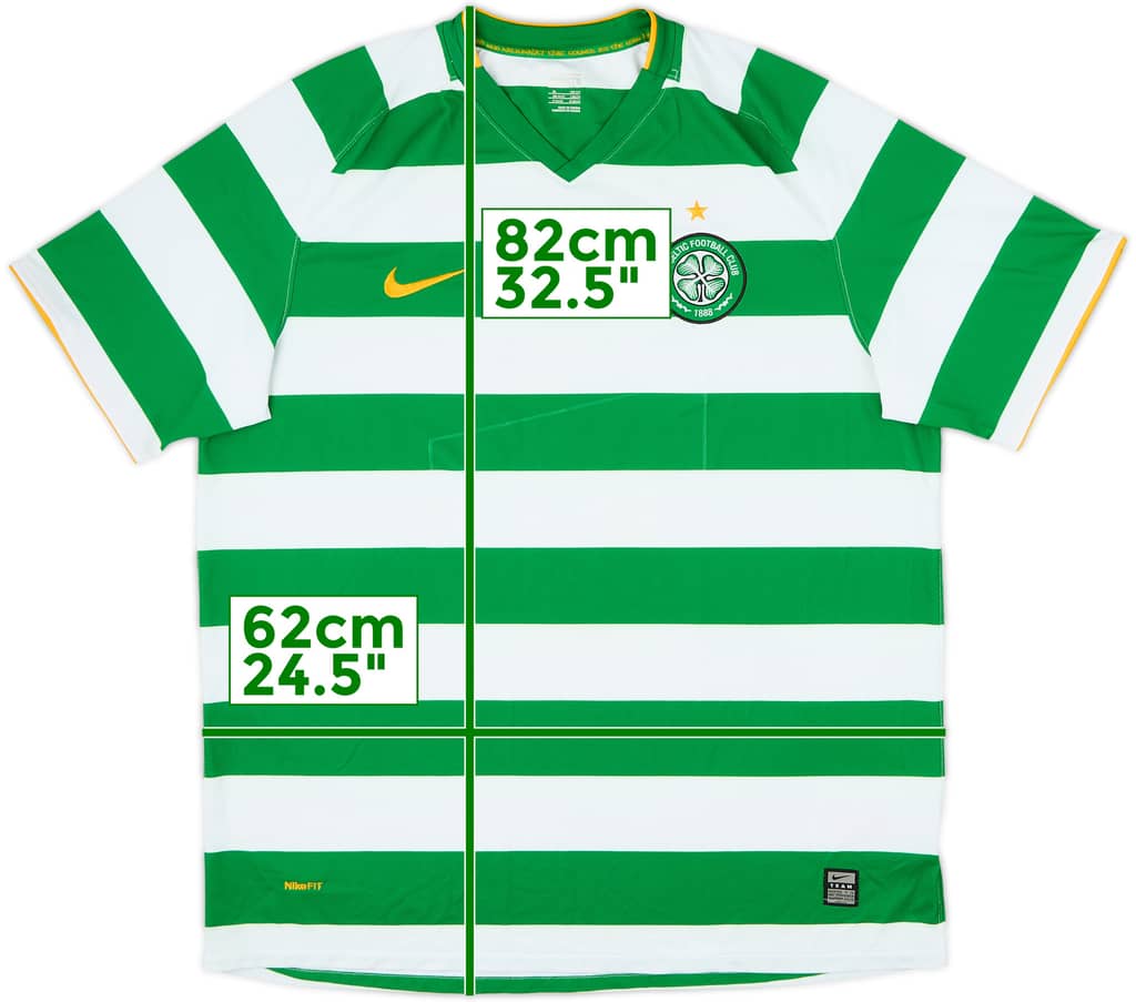 2008-10 Celtic Home Shirt - 4/10 - (XL)