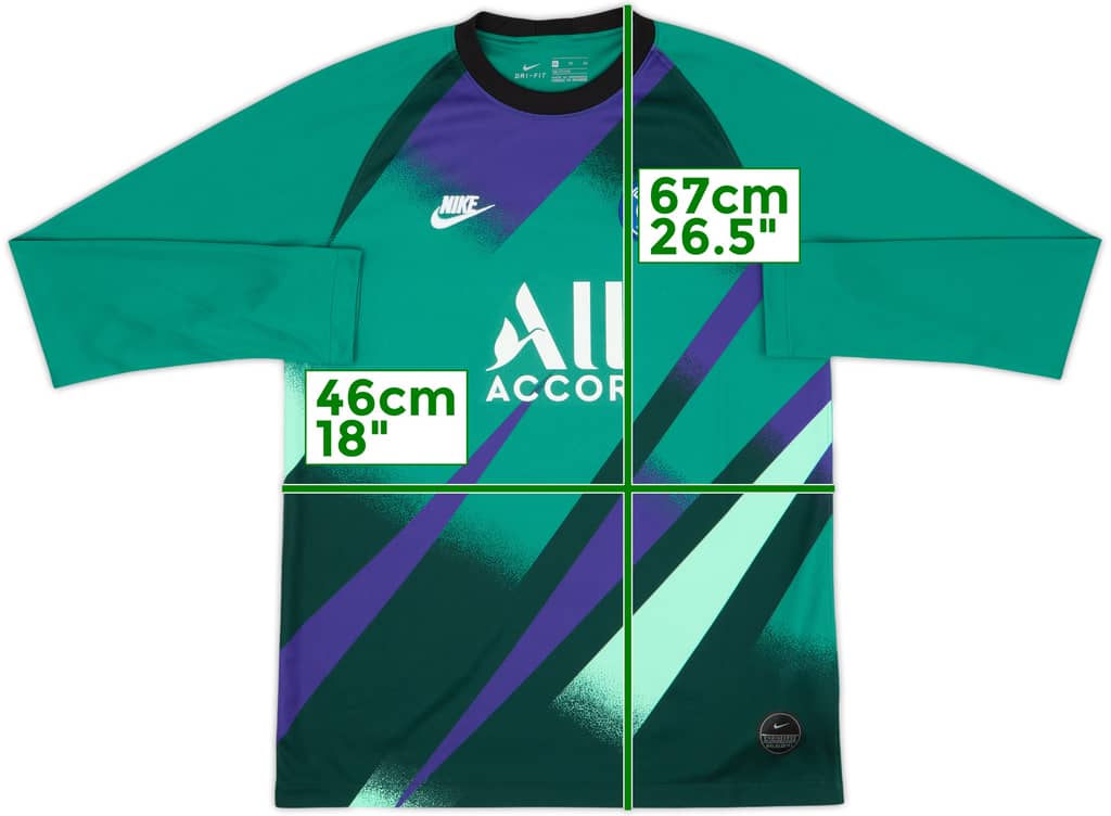 Camiseta de portero del Paris Saint-Germain 2019-20 - 10/10 - (Niños XL)