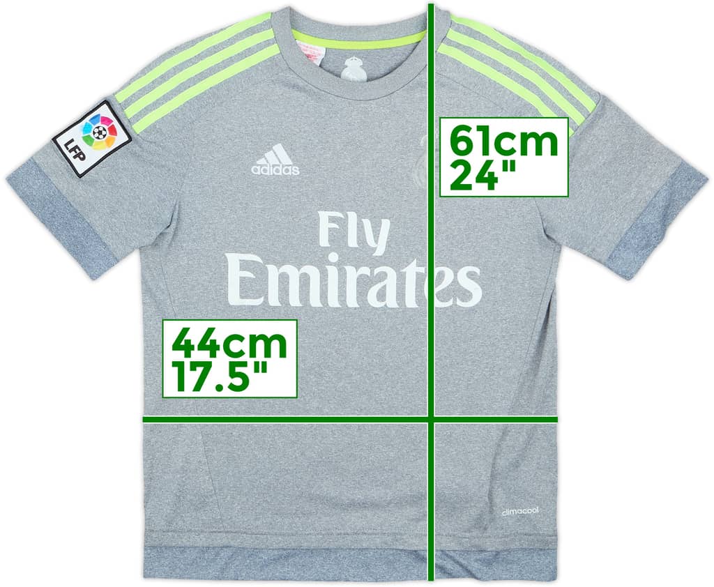 2015-16 Real Madrid Away Shirt - 3/10 - (L.Boys)