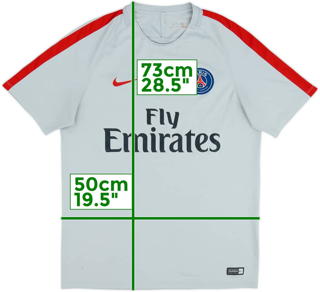 2017-18 Paris Saint-Germain Nike Training Shirt - 7/10 - (L)