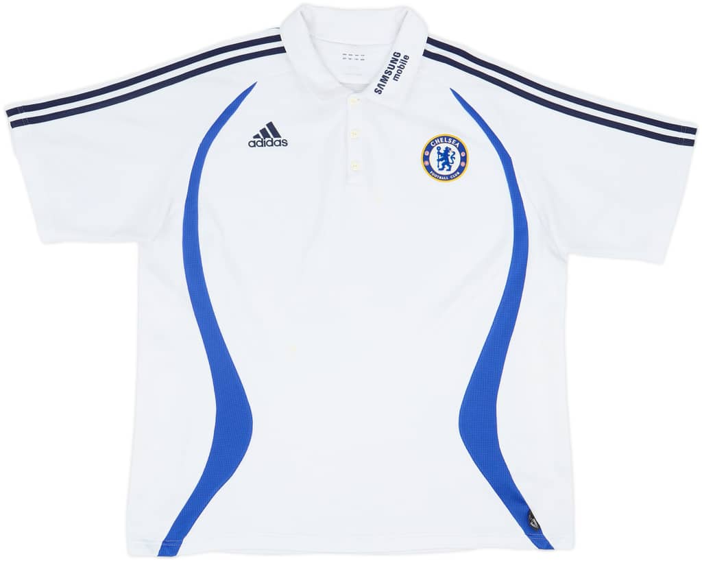 2006-07 Chelsea adidas Polo Shirt - 6/10 - (XXL)