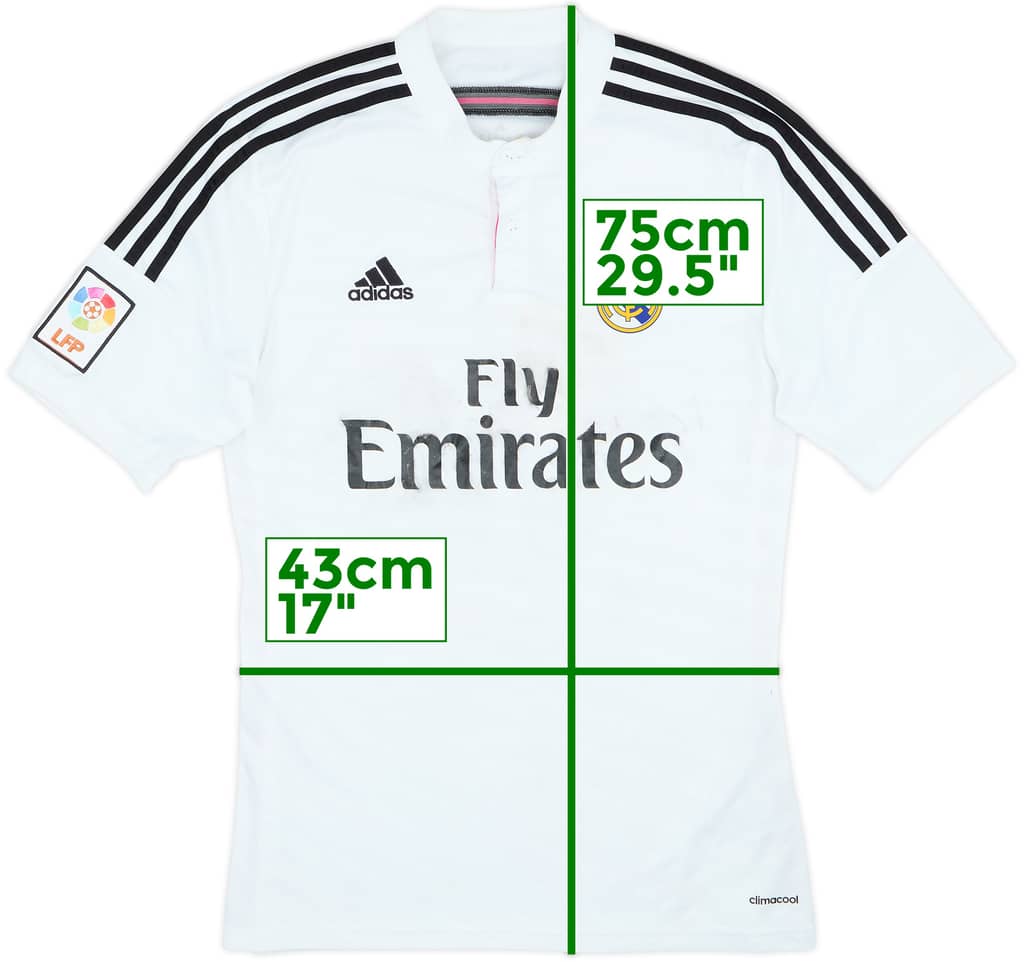 2014-15 Real Madrid Home Shirt - 4/10 - (M)