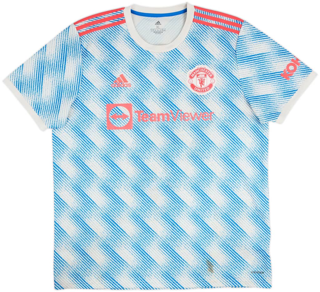 2021-22 Manchester United Away Shirt - 5/10 - (XL)