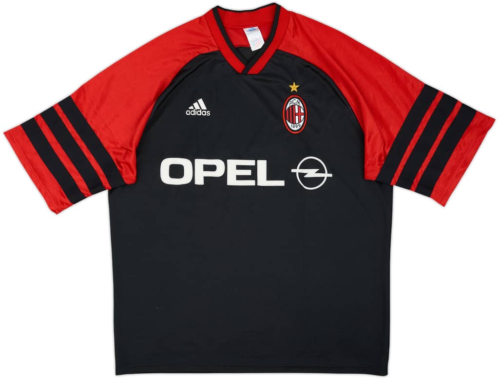 1998-00 AC Milan Player Issue adidas Training Shirt - 10/10 - (XL)