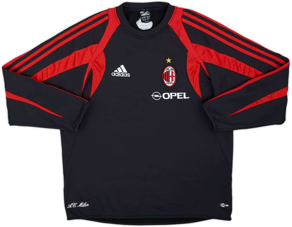 2004-05 AC Milan Player Issue adidas Sweat Top - 10/10 - (M)