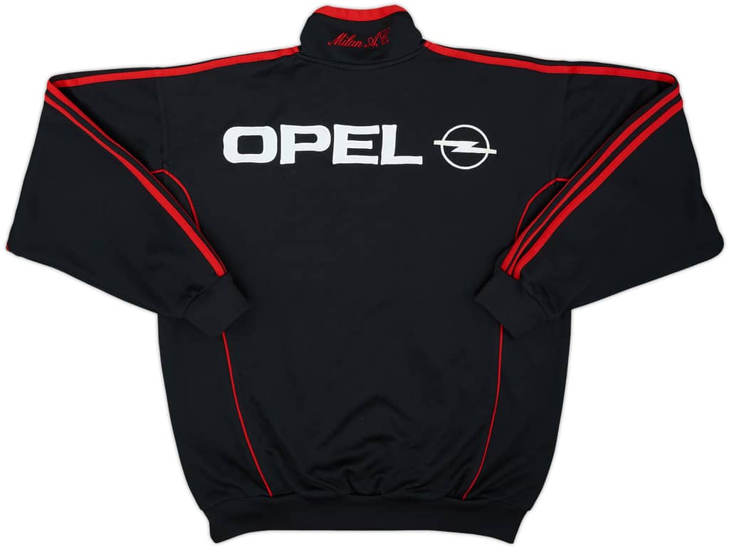 1999-00 AC Milan Player Issue adidas 1/4 Zip Sweat Top - 8/10 - (M/L)
