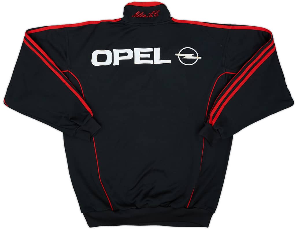 1999-00 AC Milan Player Issue adidas 1/4 Zip Sweat Top - 8/10 - (L)