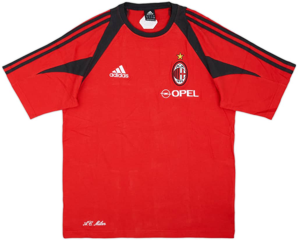 Camiseta de Algodón Edición Jugador del AC Milan adidas 2004-05 - 10/10 - (M/L)