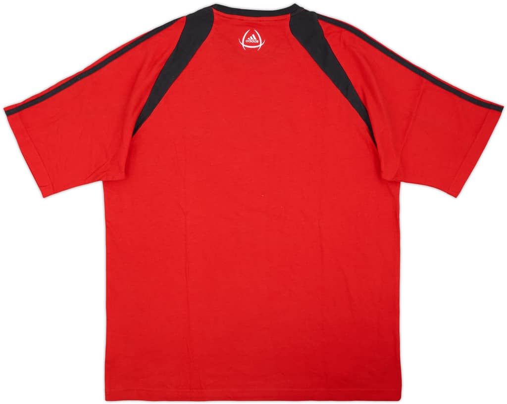 2004-05 AC Milan Player Issue adidas Cotton Tee - 10/10 - (L/XL)