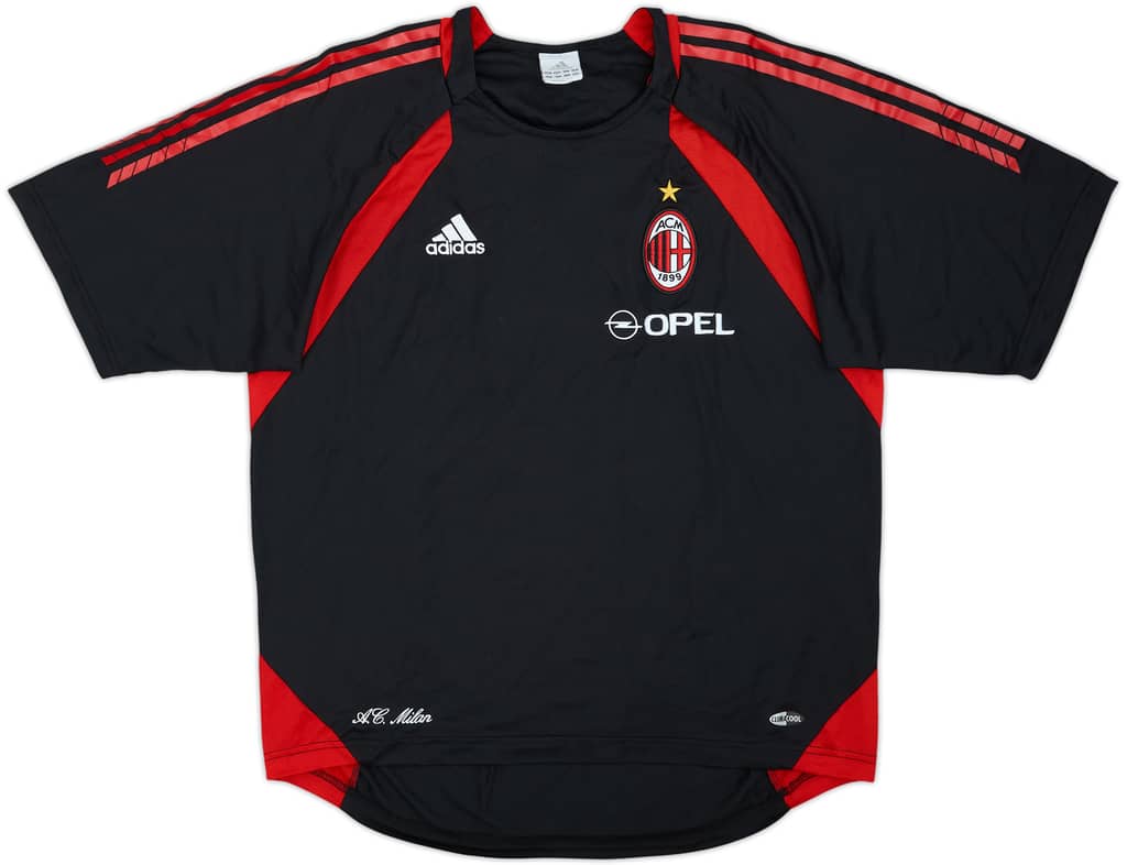 2005-06 AC Milan Player Issue adidas Training Shirt - 10/10 - (M/L)