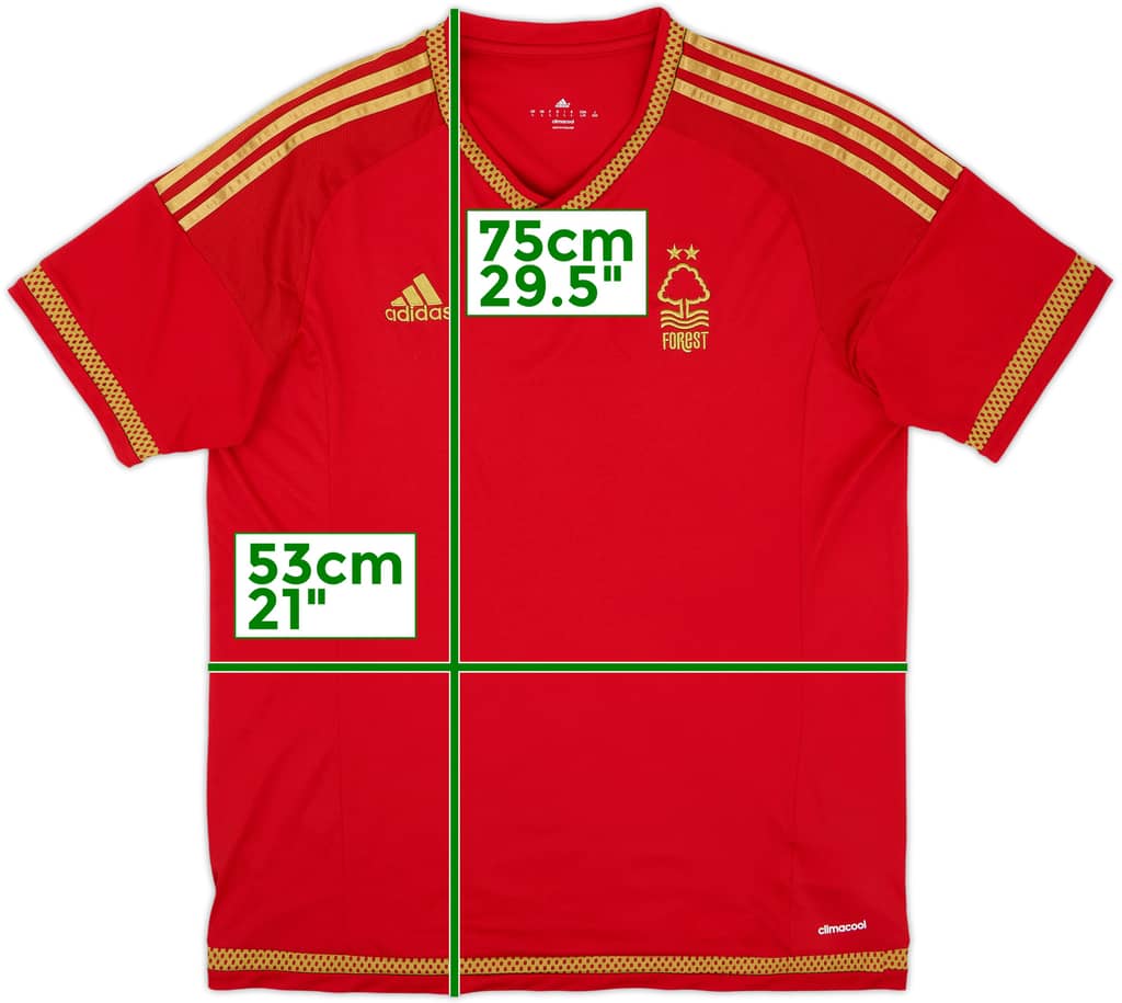 2015-16 Nottingham Forest Home Shirt - 10/10 - (L)