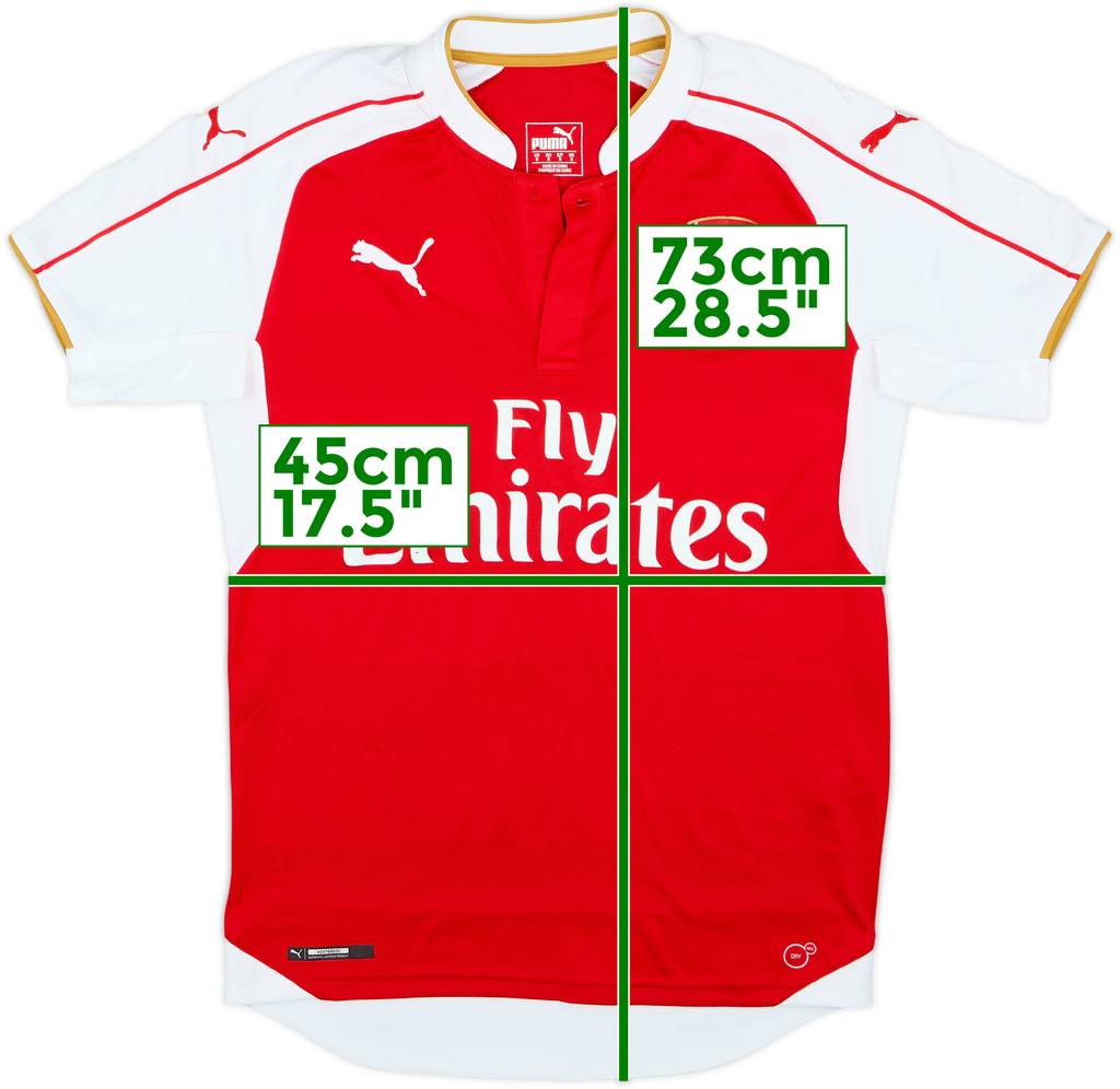 2015-16 Arsenal Home Shirt - 5/10 - (S)