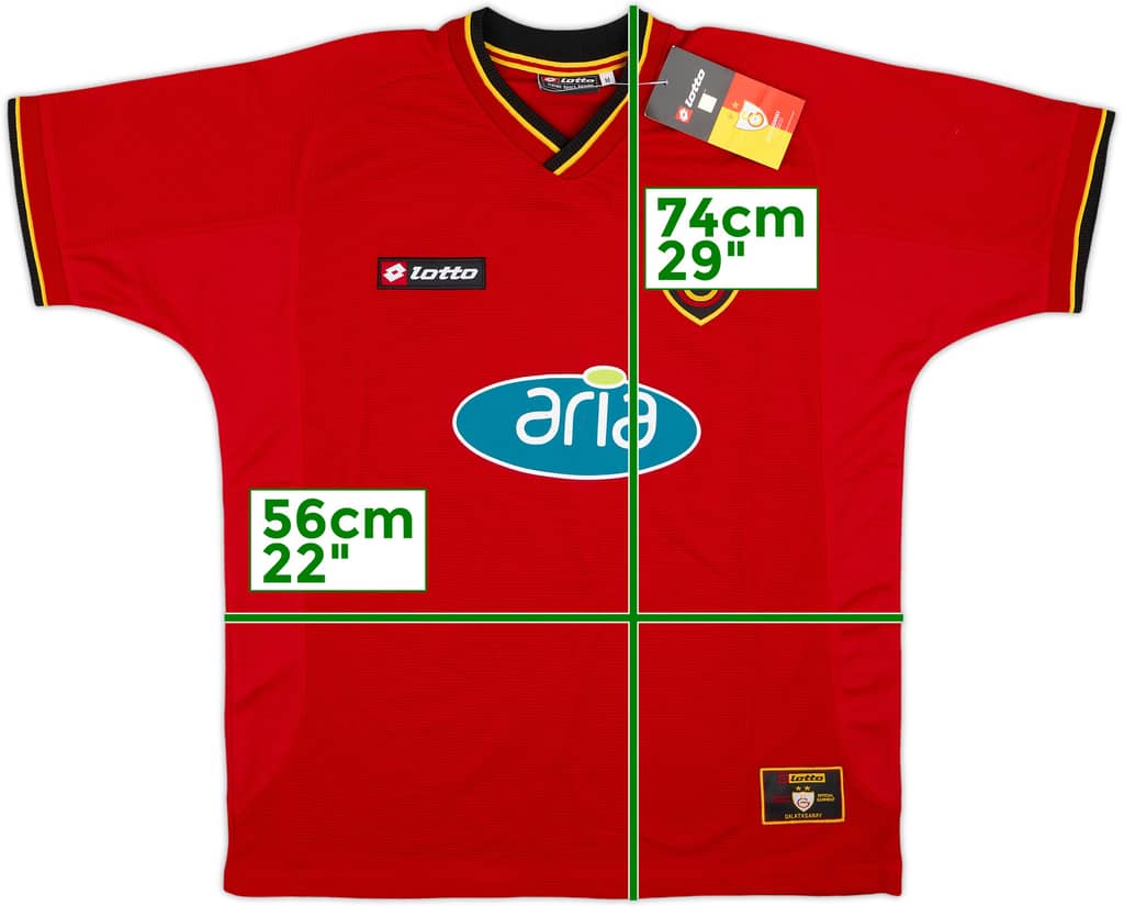 Camiseta de la tercera equipación del Galatasaray 2001-02 (M)