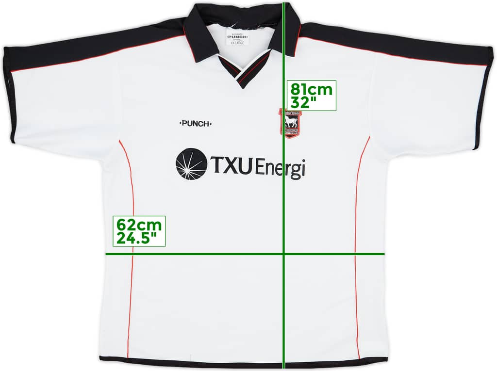 2000-02 Ipswich Away Shirt - 7/10 - (XXL)