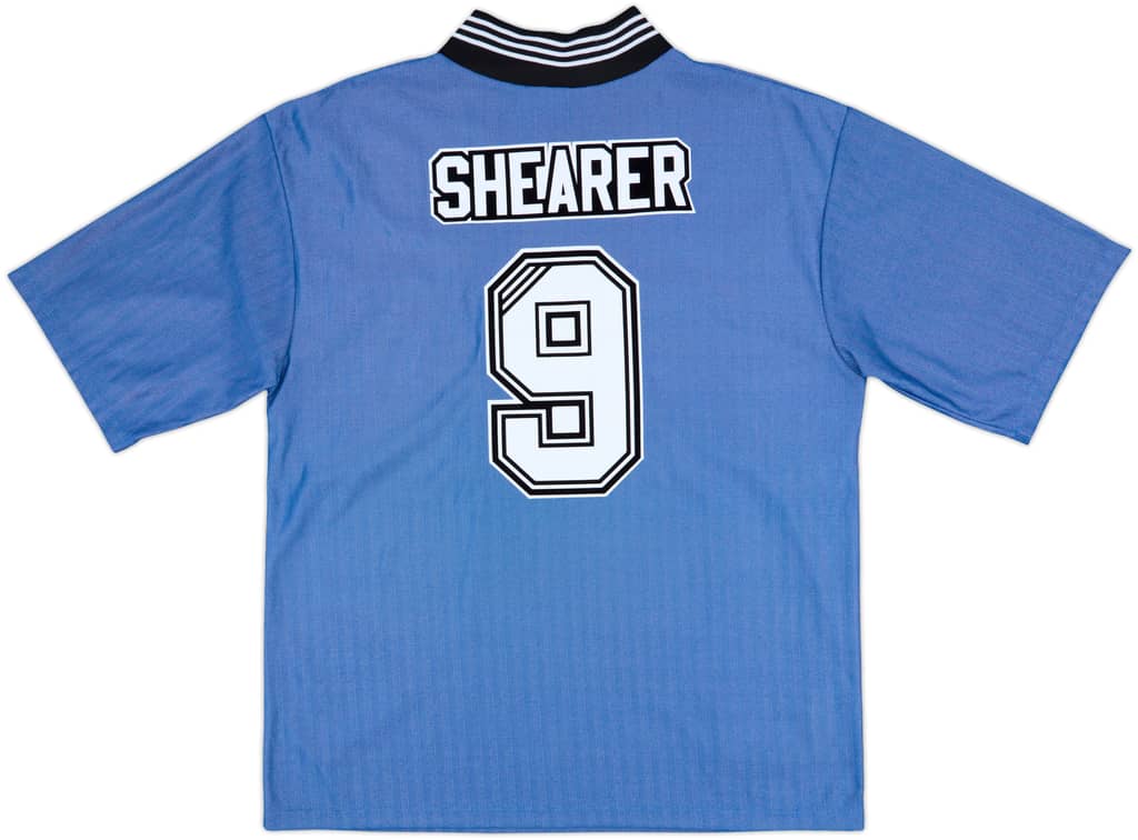 1996-97 Newcastle Away Shirt Shearer #9 - 8/10 - (XL)