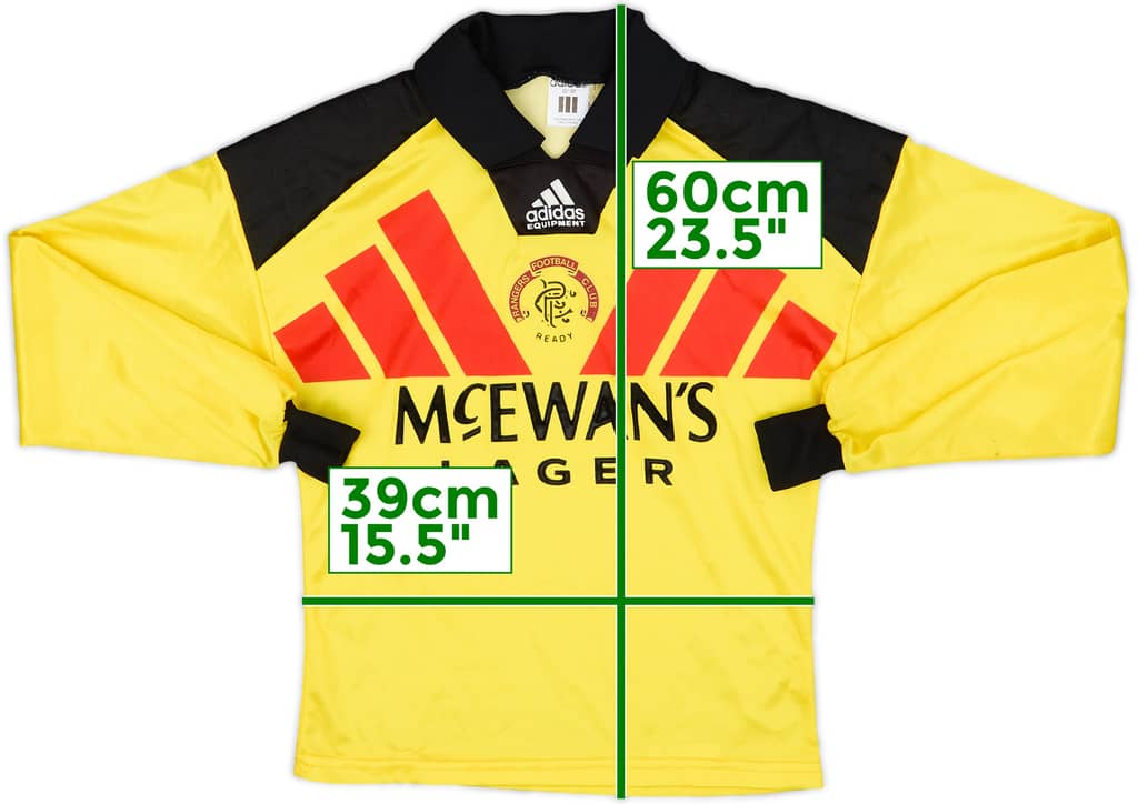 1992-94 Rangers GK Shirt - 8/10 - (L.Boys)
