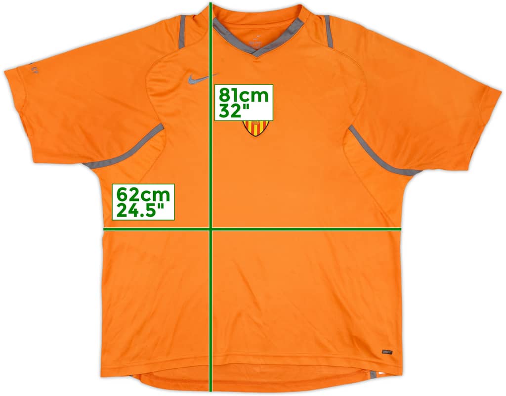 2006-07 Valencia Nike Training Shirt - 8/10 - (XXL)