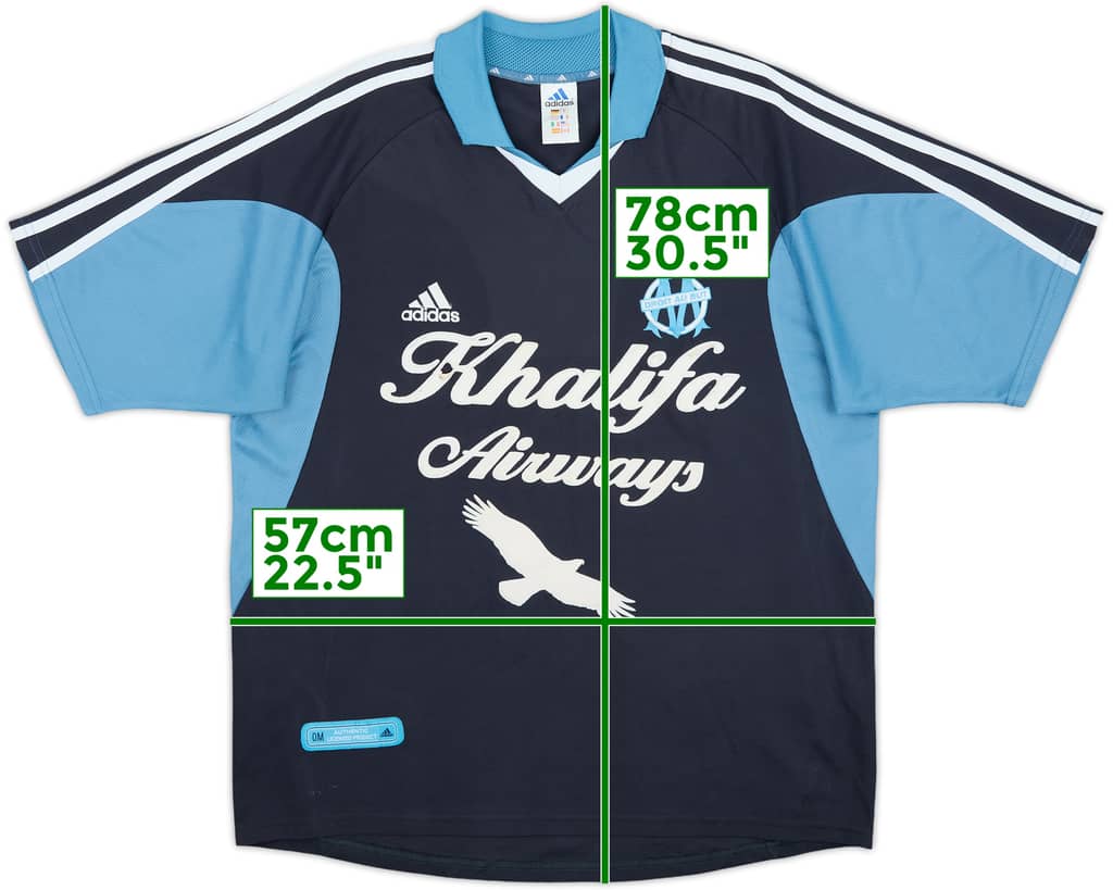 2001-02 Olympique Marseille Away Shirt - 6/10 - (L)