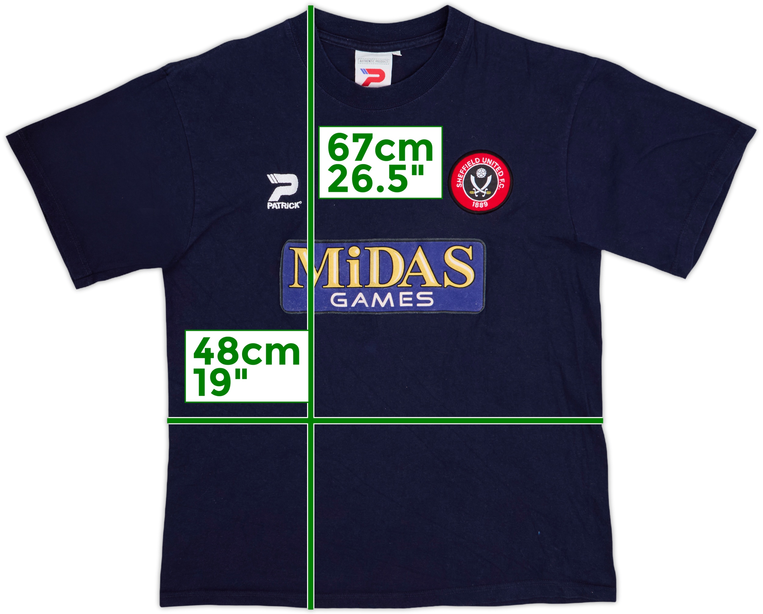 2000-02 Sheffield United Patrick Cotton Tee - 8/10 - (S)