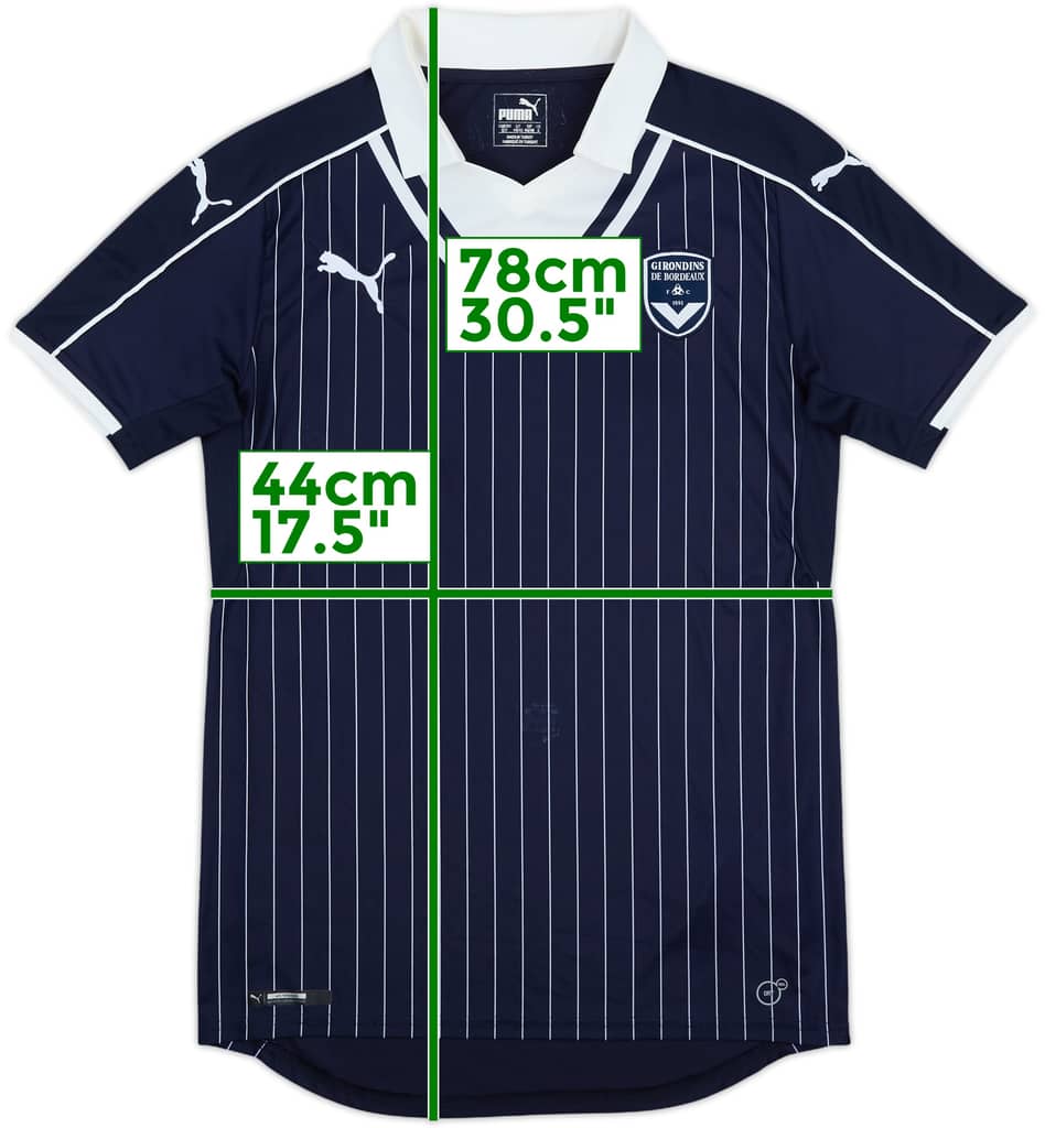 2016-17 Bordeaux Home Shirt - 7/10 - (S)