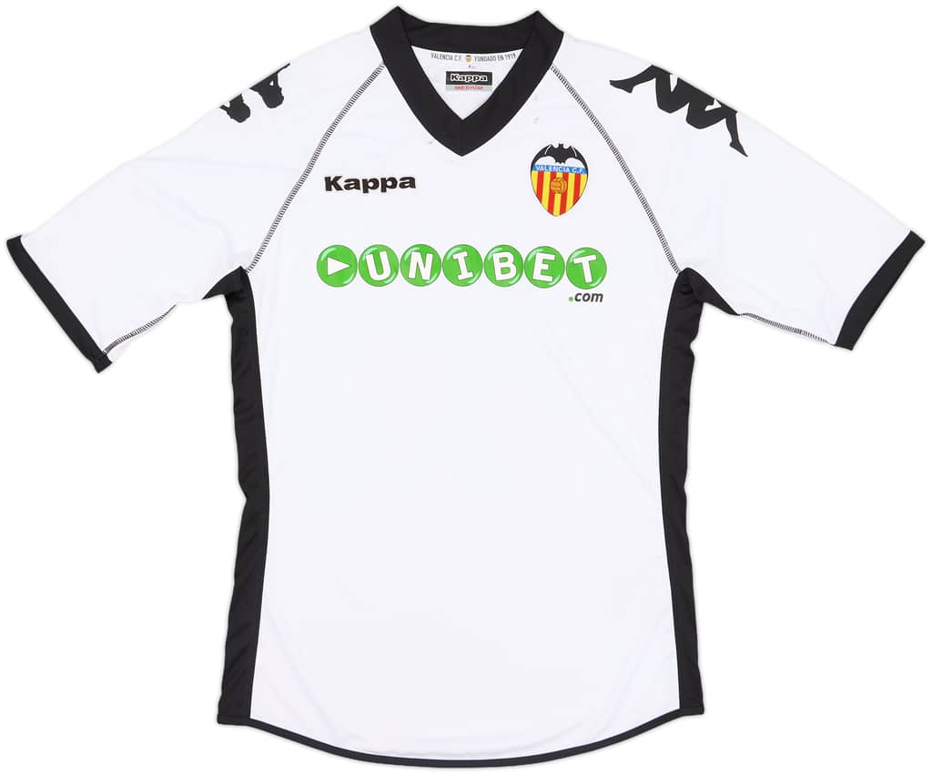 2010-11 Valencia Home Shirt - 7/10 - (M)
