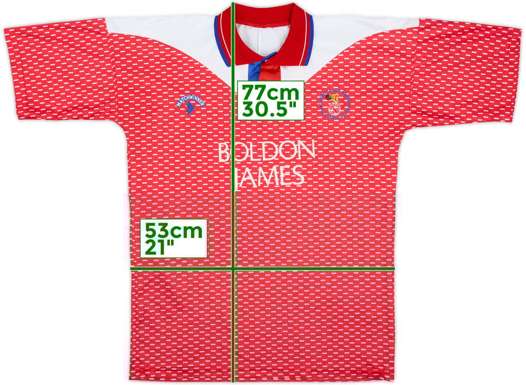 1992-93 Crewe Alexandra Home Shirt - 8/10 - (L)