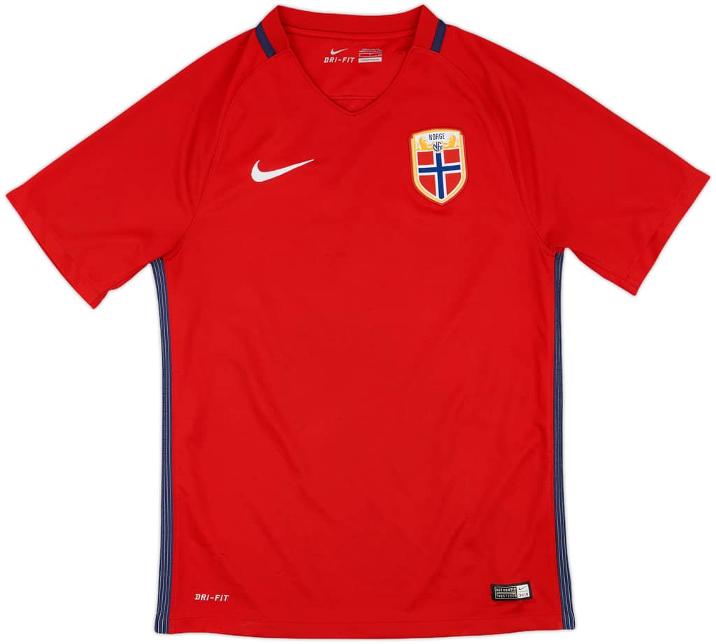 2016-18 Norway Home Shirt - 8/10 - (S)