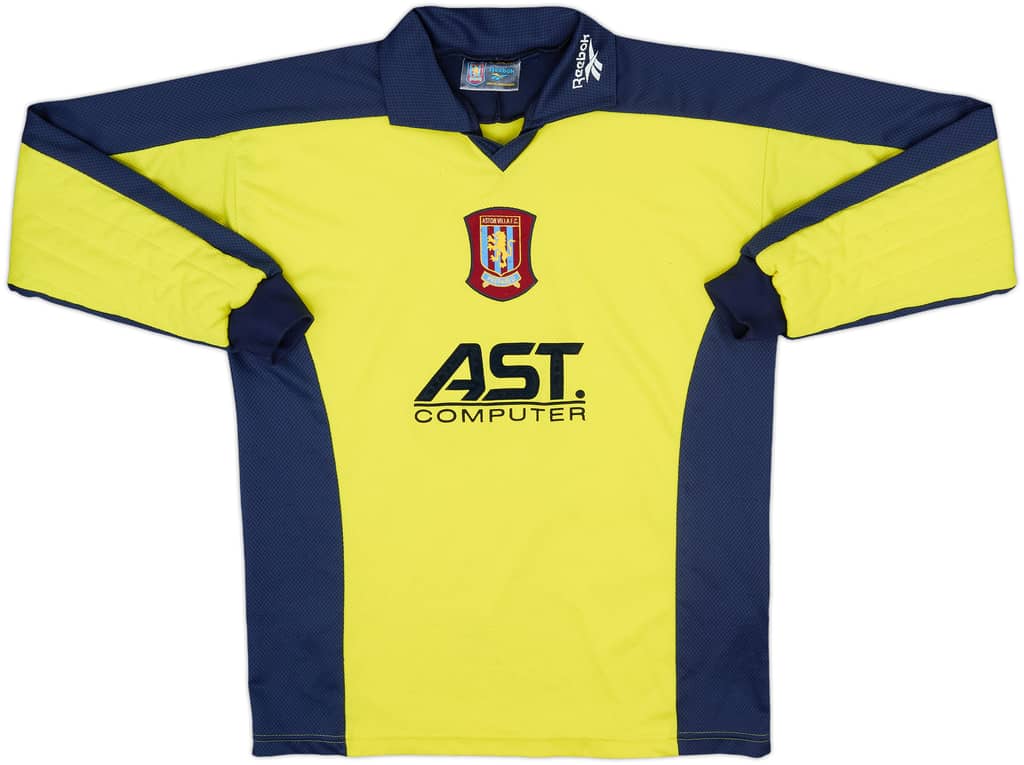 1997-98 Aston Villa GK Shirt - 8/10 - (XL.Boys)