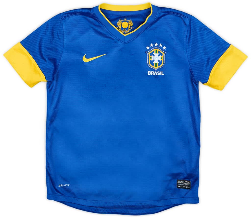 2012-13 Brazil Away Shirt - 8/10 - (M.Boys)