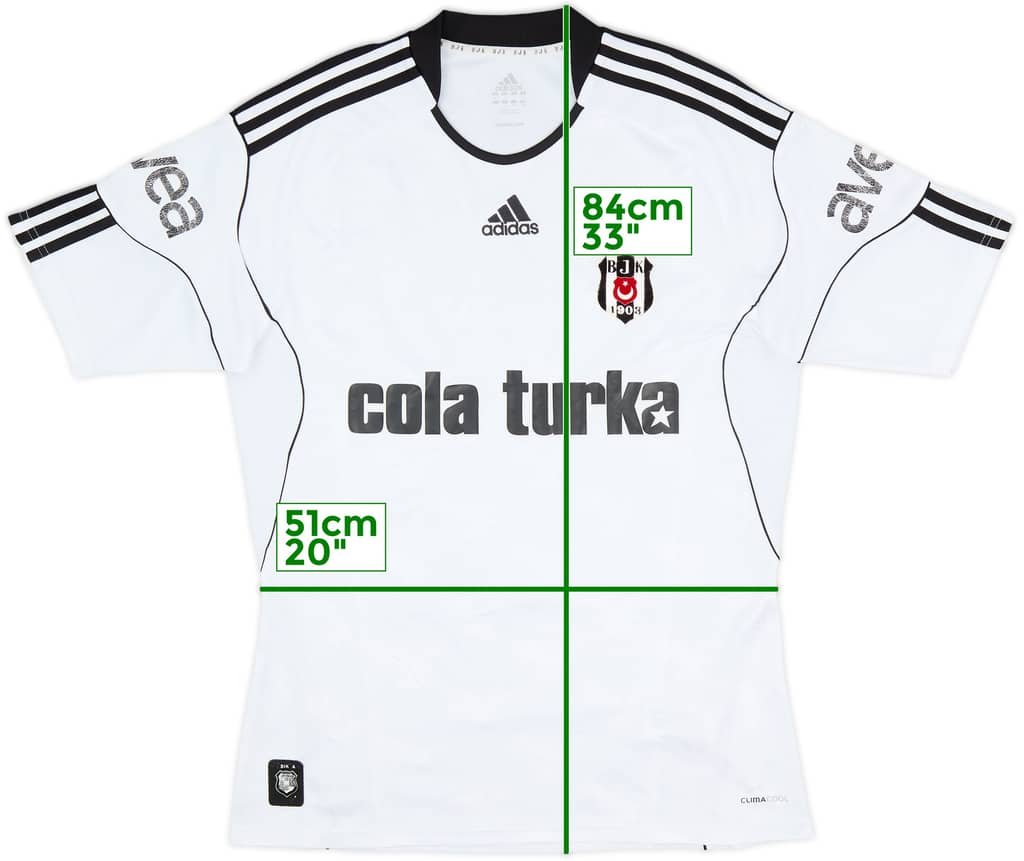 2010-11 Besiktas Home Shirt - 6/10 - (L)