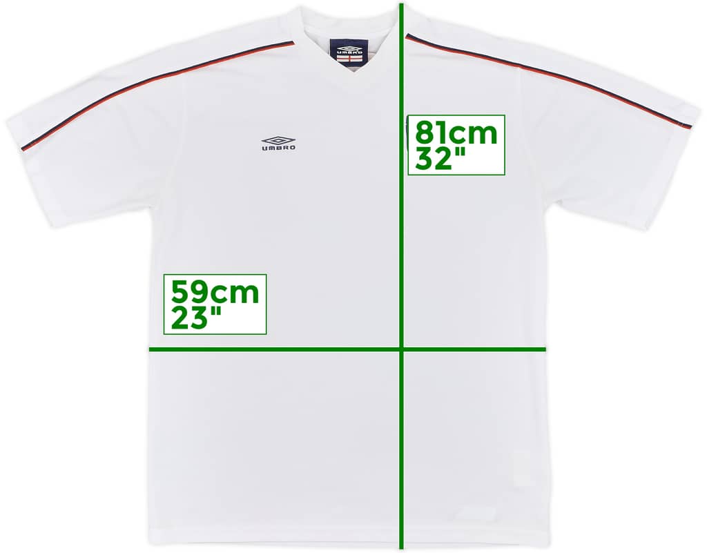 2000-02 England Umbro Training Shirt - 9/10 - (L)