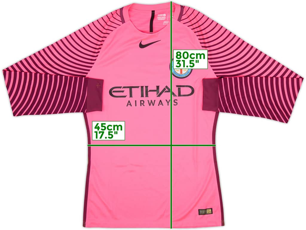 2016-17 Melbourne City Authentic GK Shirt - 6/10 - (M)