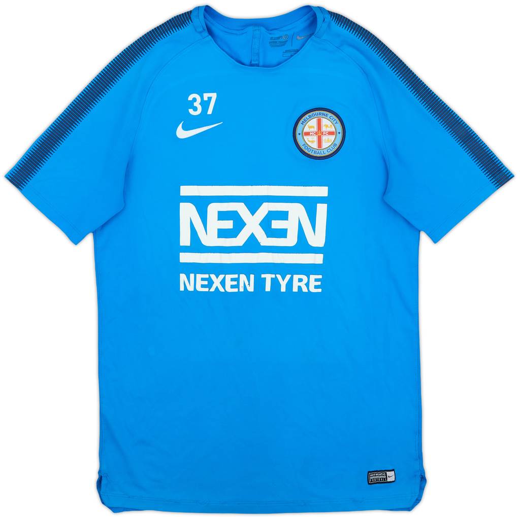 2017-18 Melbourne City Nike Player Issue Training Shirt #37 - 5/10 - (L)